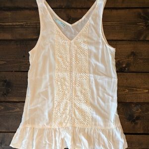 Maurices Lace Ruffle Bottom Top